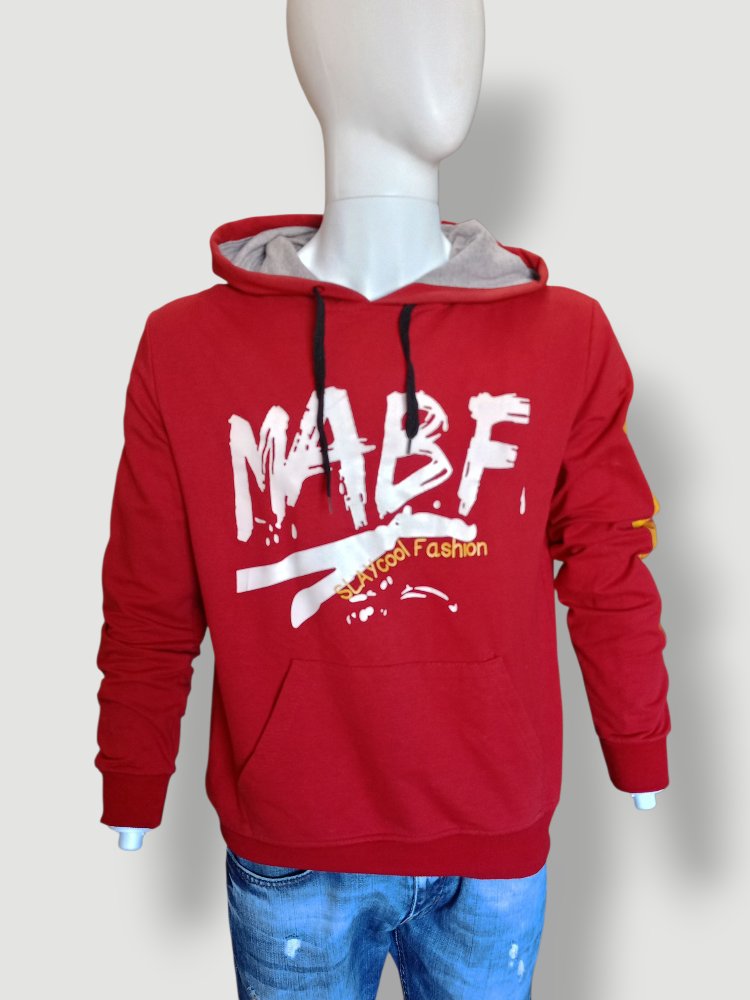 Mabf İthal Kapüşonlu Baskılı Sweatshirt
