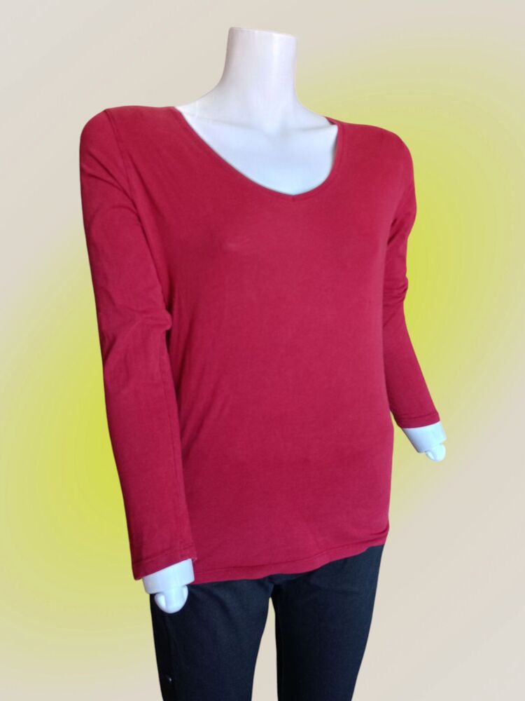 Bordo Kadın Sweatshirt