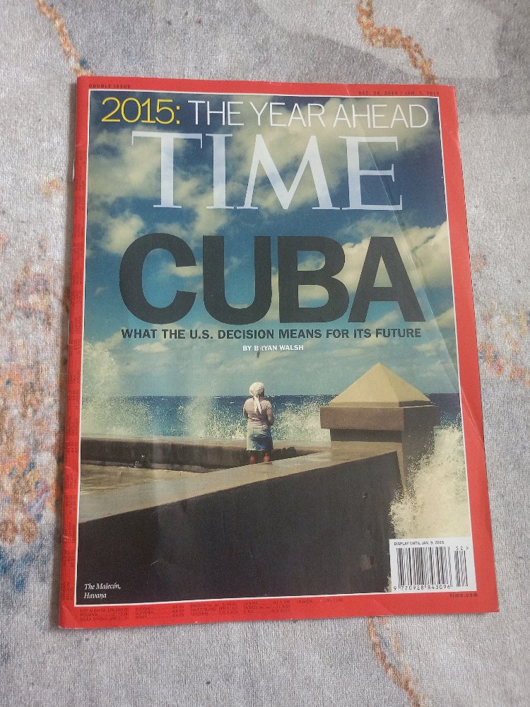 TIME 2015 Özel Sayısı (Küba & ABD Tarihi Kapak)