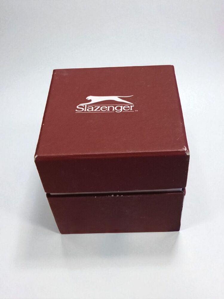 Bordo Slazenger Saat Kutusu