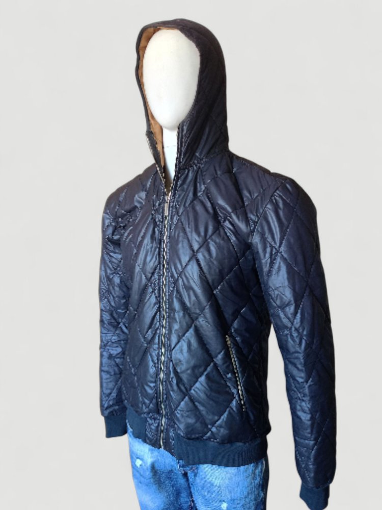 Parlak Kapitone Şişme Mont