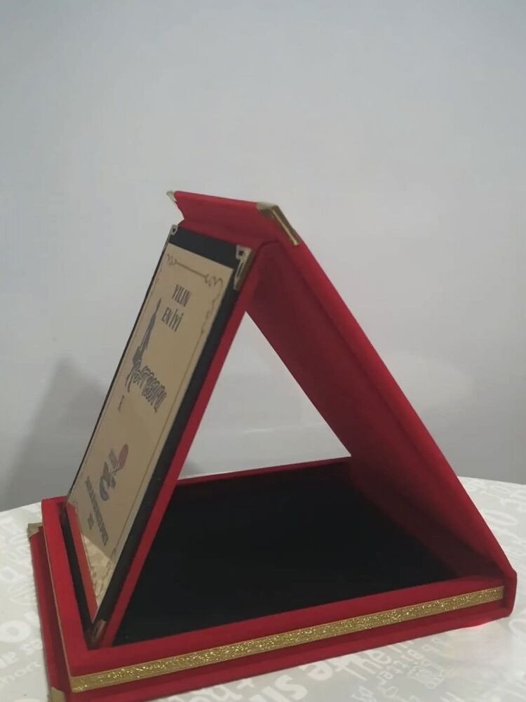 Kişiye Özel Kadife Plaket