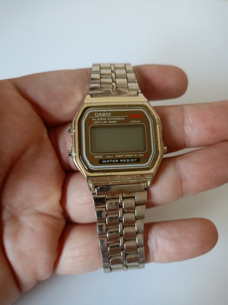 Orijinal Casio Retro Unisex A159W Gold