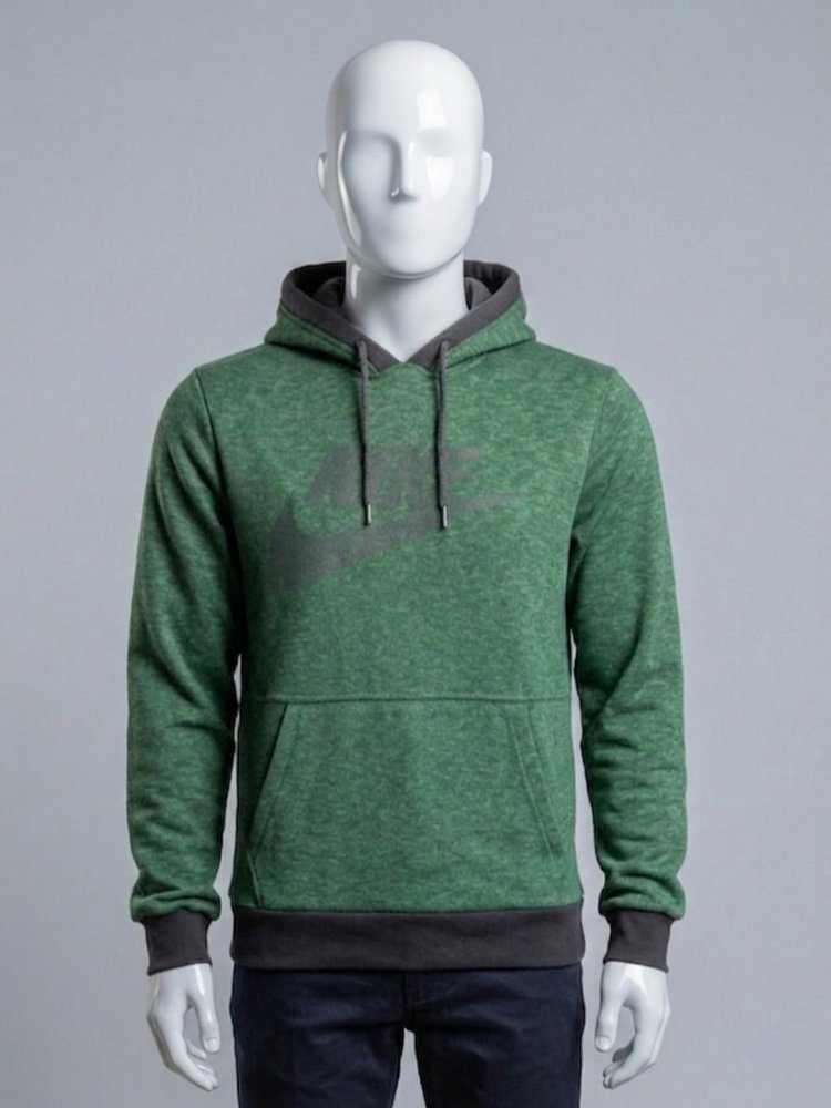 Nike Yeşil Kapüşonlu Unisex Sweatshirt