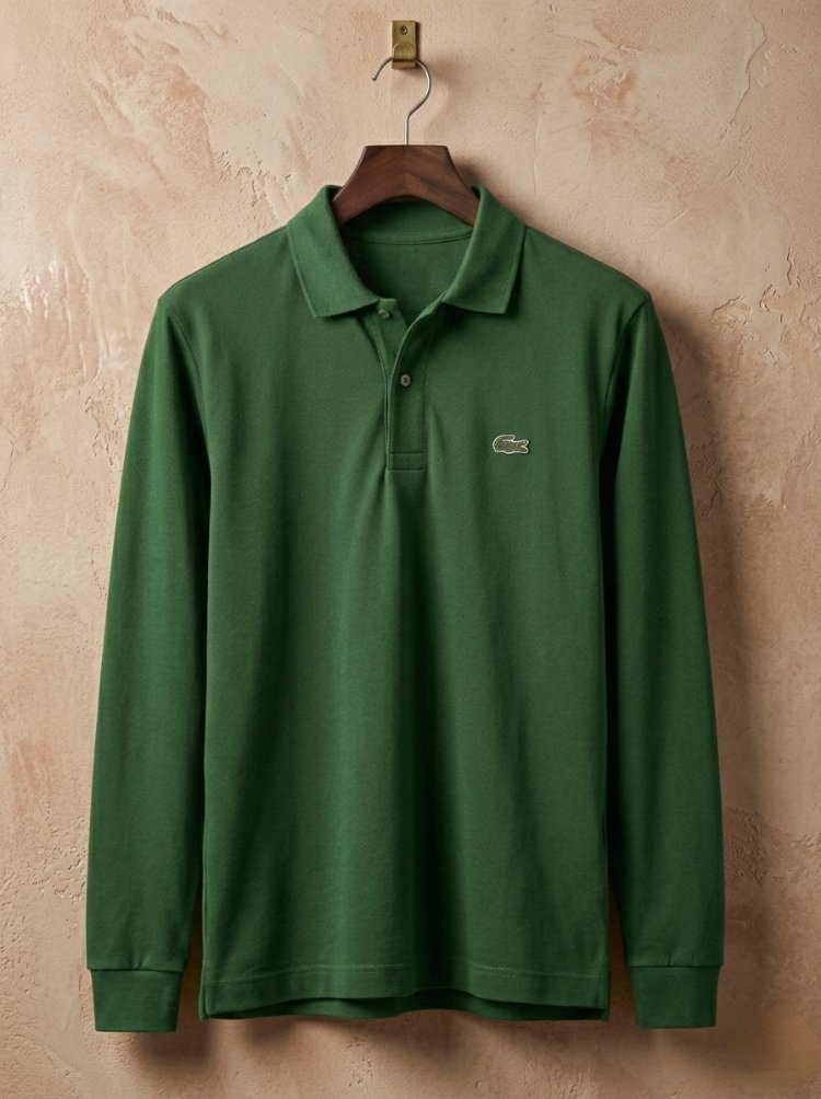 Lacoste Uzun Kollu Yeşil Sweatshirt