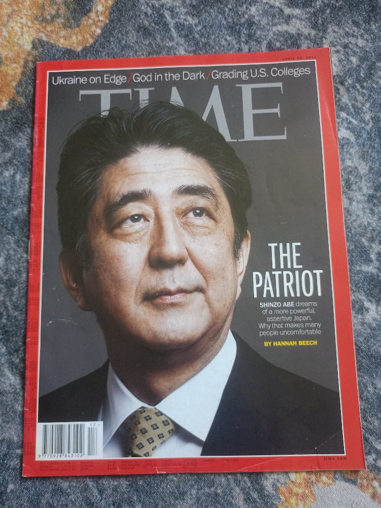 Time Nisan 28/2014 Shinzo Abe Özel Kapak