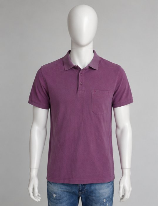 LCW Mor Polo Yaka Tişört 
