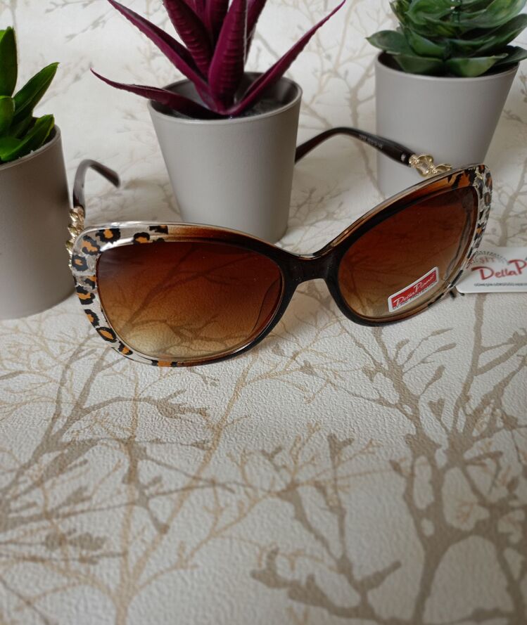 Uv400 Korumalı Leopar Güneş Gözlüğü