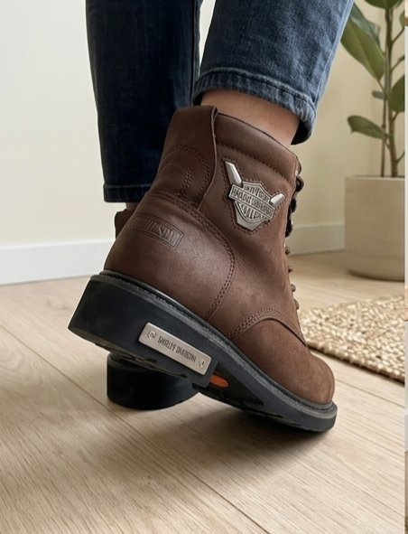 Orijinal Harley Davidson Nubuk Bot
