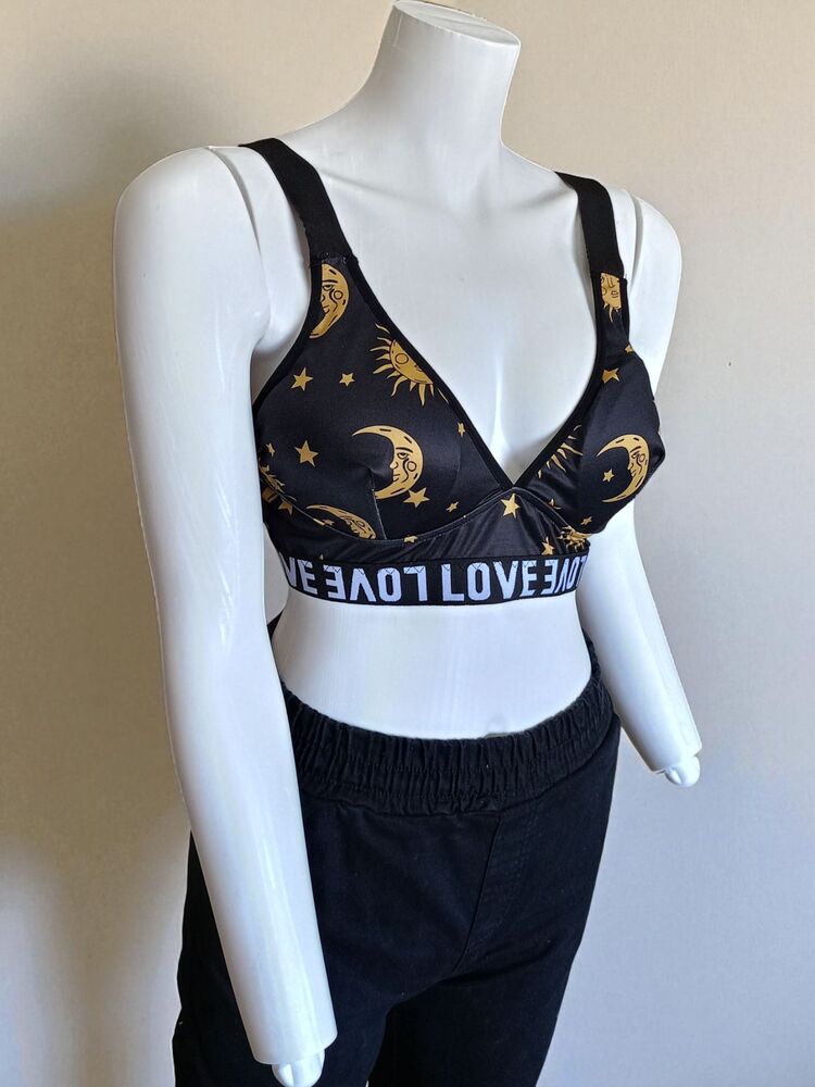 Desenli Baskılı Street Wear Büstiyer