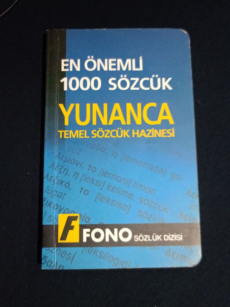 Yunanca Temel 1000 Sözcük Kitabı