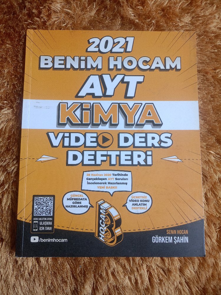 Benim Hocam AYT Kimya Video Ders Defteri