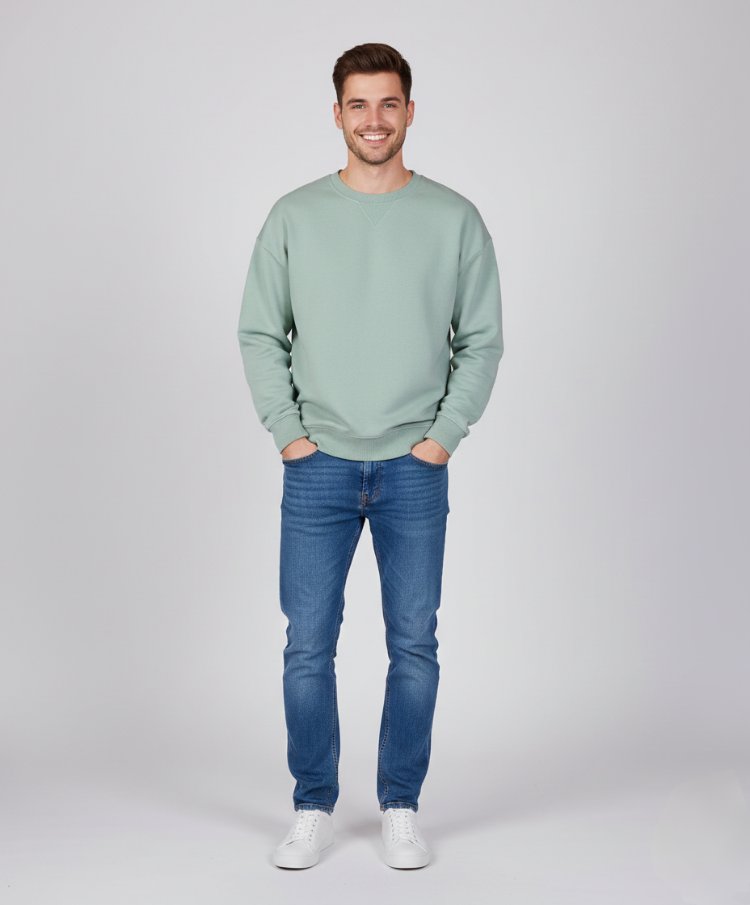 Yeşil Unisex Sweatshirt