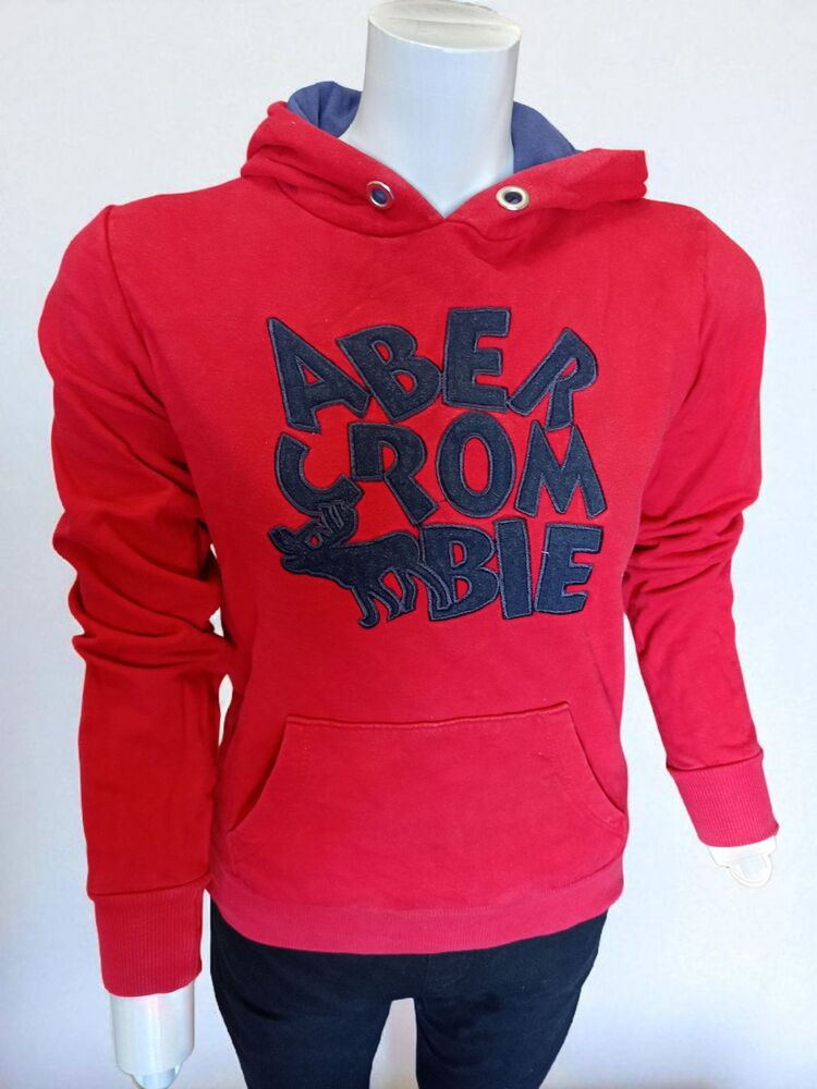 Kırmızı Abercrombie Unisex Sweatshirt
