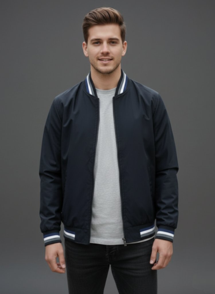 Bomber Regular Fit Siyah Mont