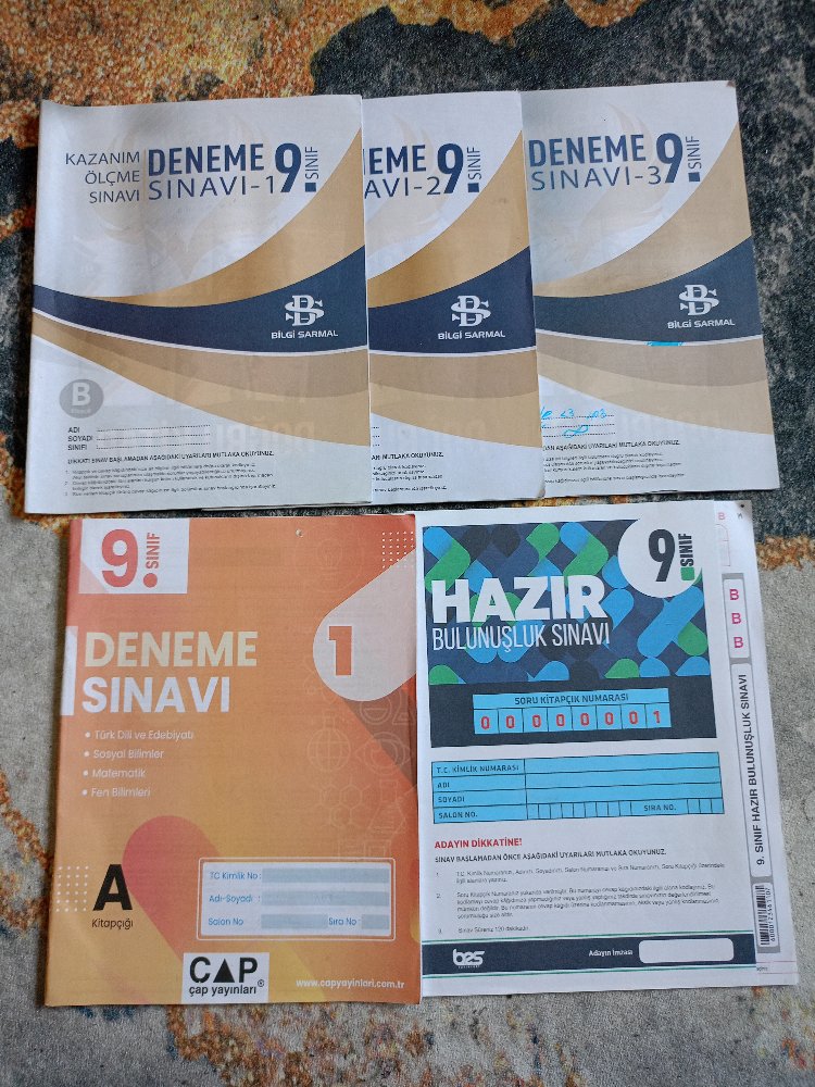 9.Sınıf Deneme ve Hazırlık Seti 