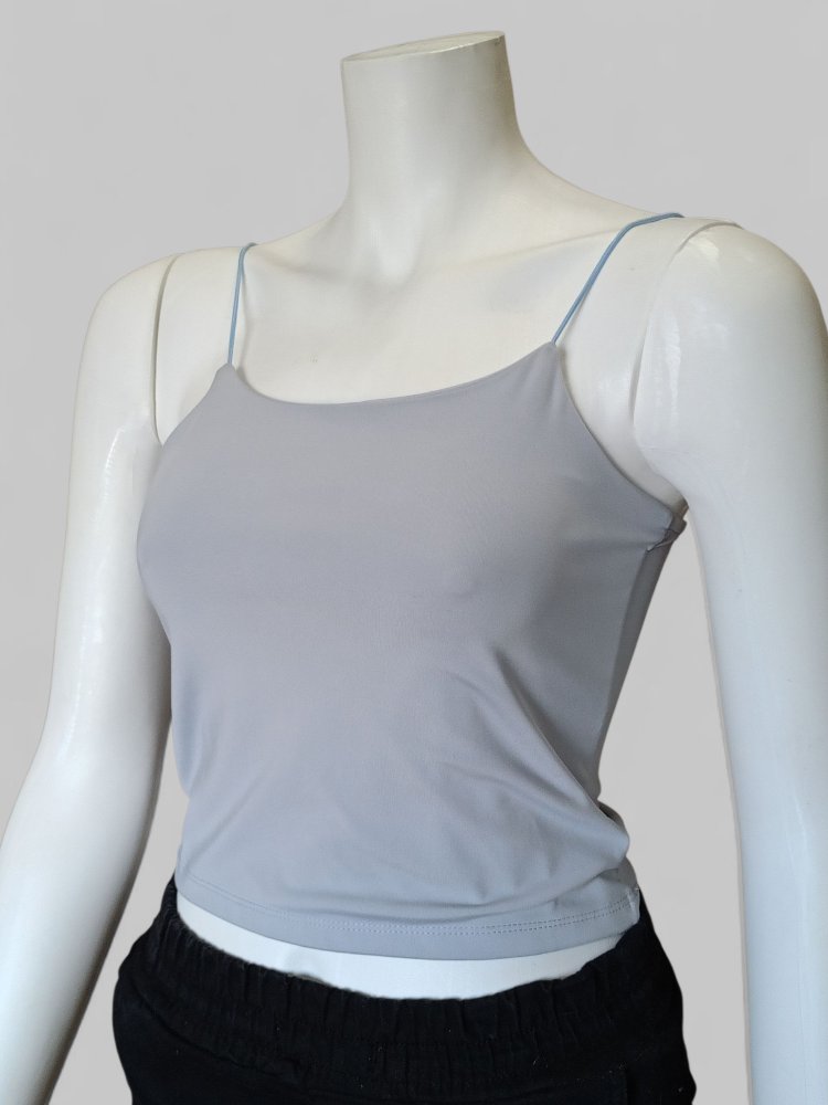 İp Askılı Crop Bluz