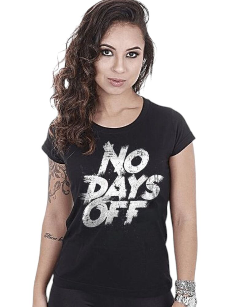 No Days Off Grunge Punk T-shirt