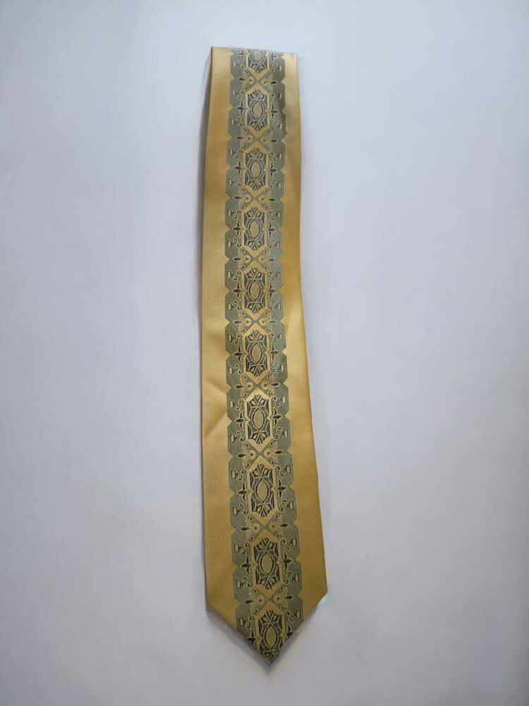 Trevira İthal Alman Vintage Gold Kravat