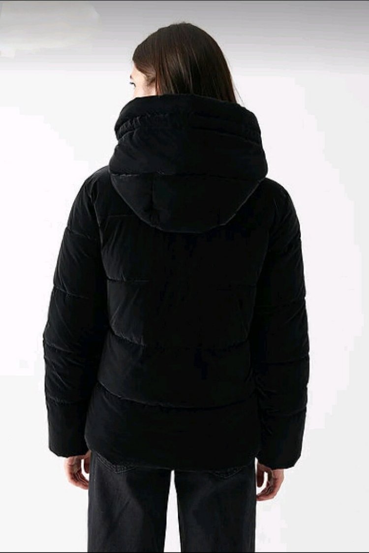 Mavi Jeans Siyah Şişme Kaban/Mont