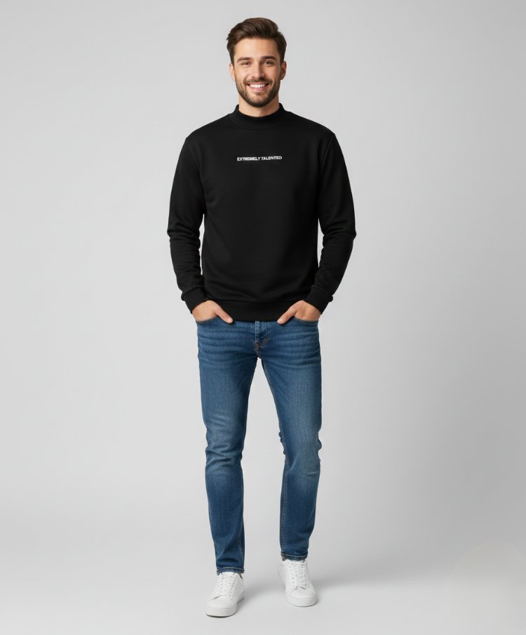 Unisex Baskılı Sweatshirt