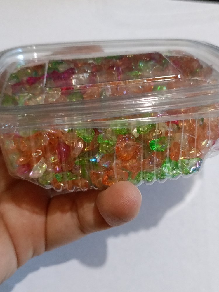 1 Paket Renkli Çakıl Boncuk