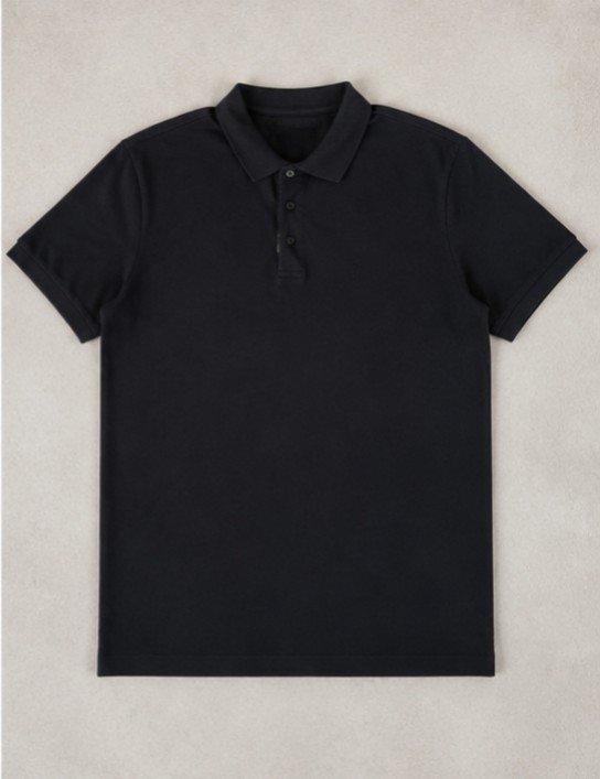 Siyah Polo Yaka T-Shirt
