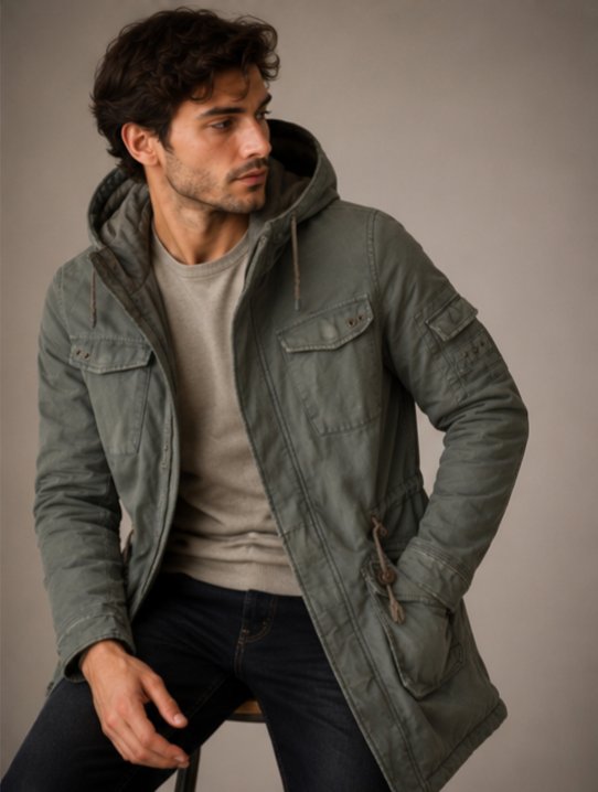 Colins Kapüşonlu Parka