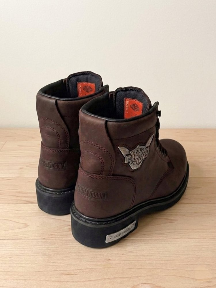 Orijinal Harley Davidson Nubuk Bot