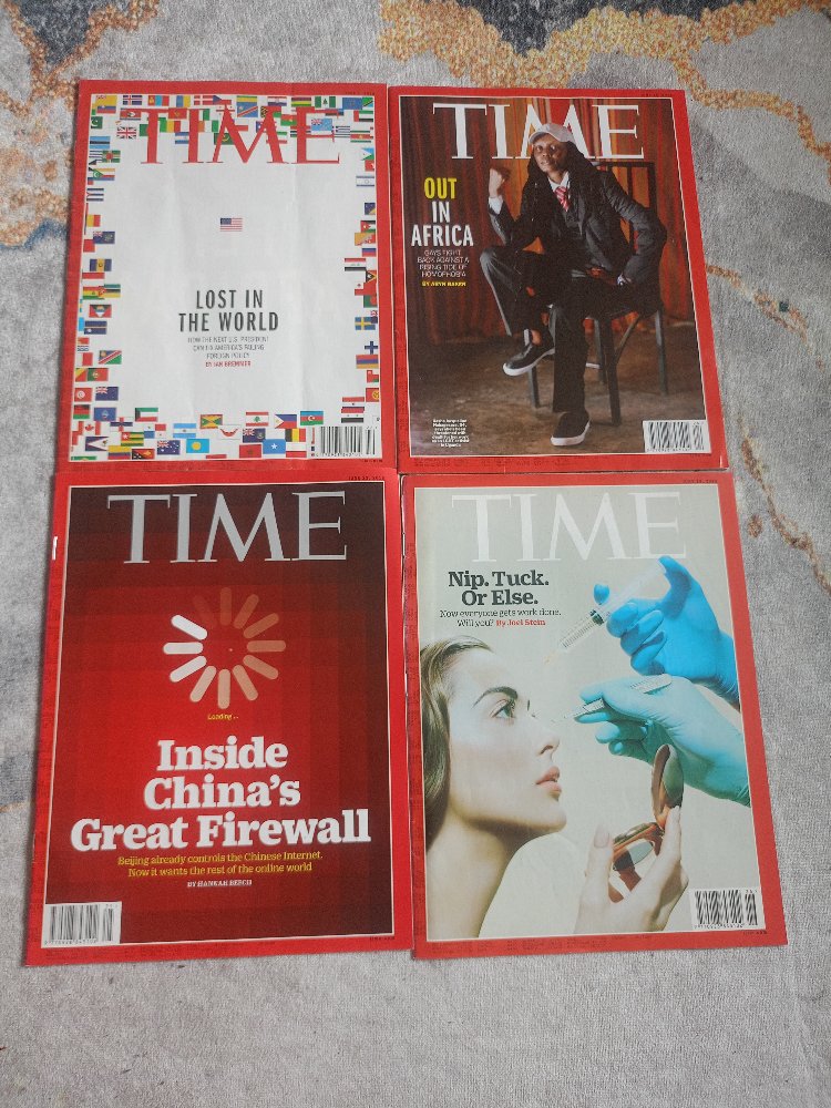 TIME Dergisi Haziran 2015 Seti (4 sayı)