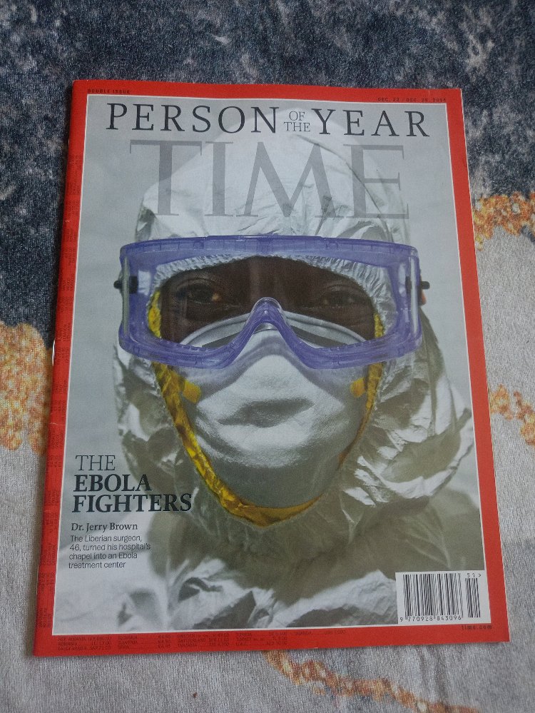 TIME Dergisi 2014 - Yılın Kişisi Özel Sayısı (Ebola Fighters)