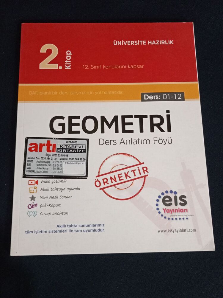Geometri Ders Anlatım Föyü - Üniversite Hazırlık