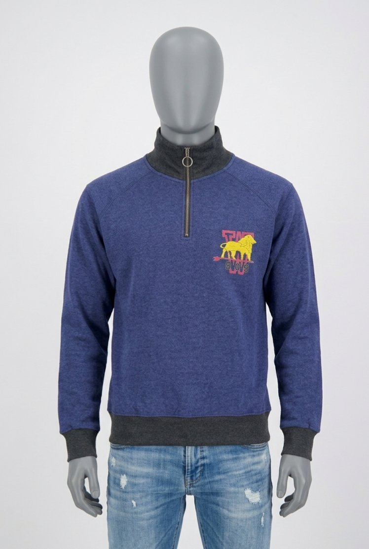 Y2K Vintage Fermuarlı Sweatshirt