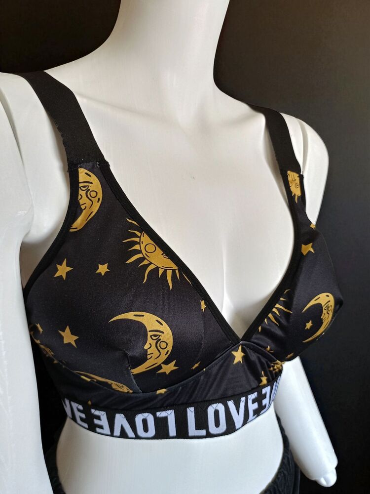 Desenli Baskılı Street Wear Büstiyer
