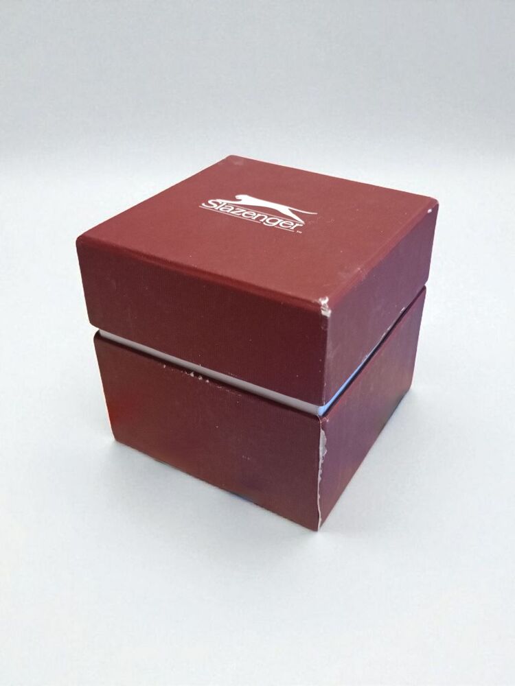 Bordo Slazenger Saat Kutusu