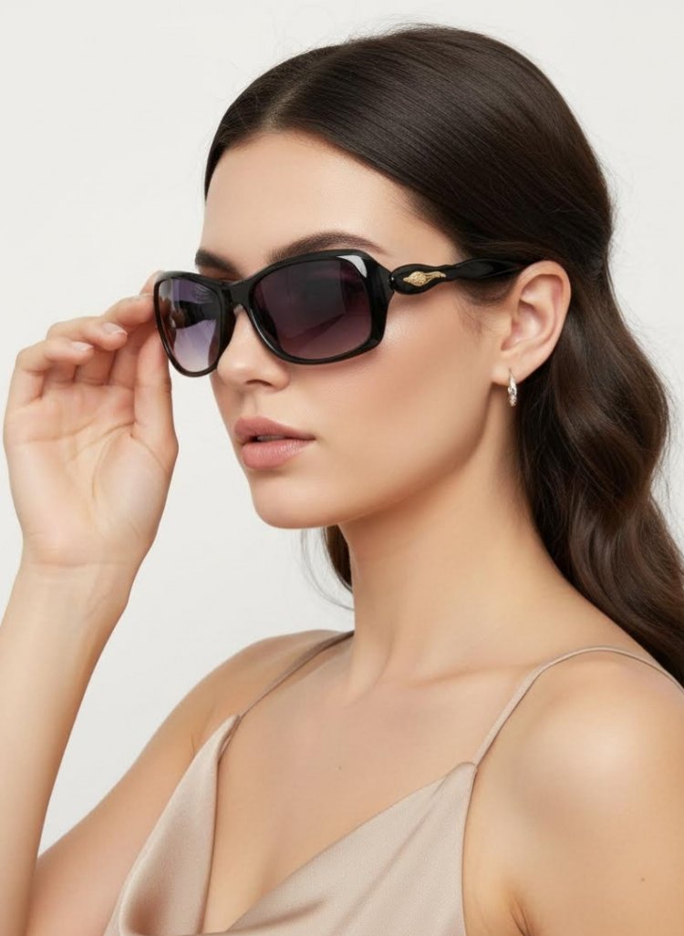 Retro Uv400 Polarize Kadın Güneş Gözlüğü