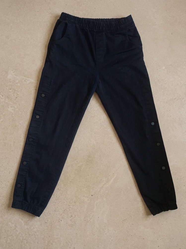 Yanları Düğme Detaylı Jogger Pantolon
