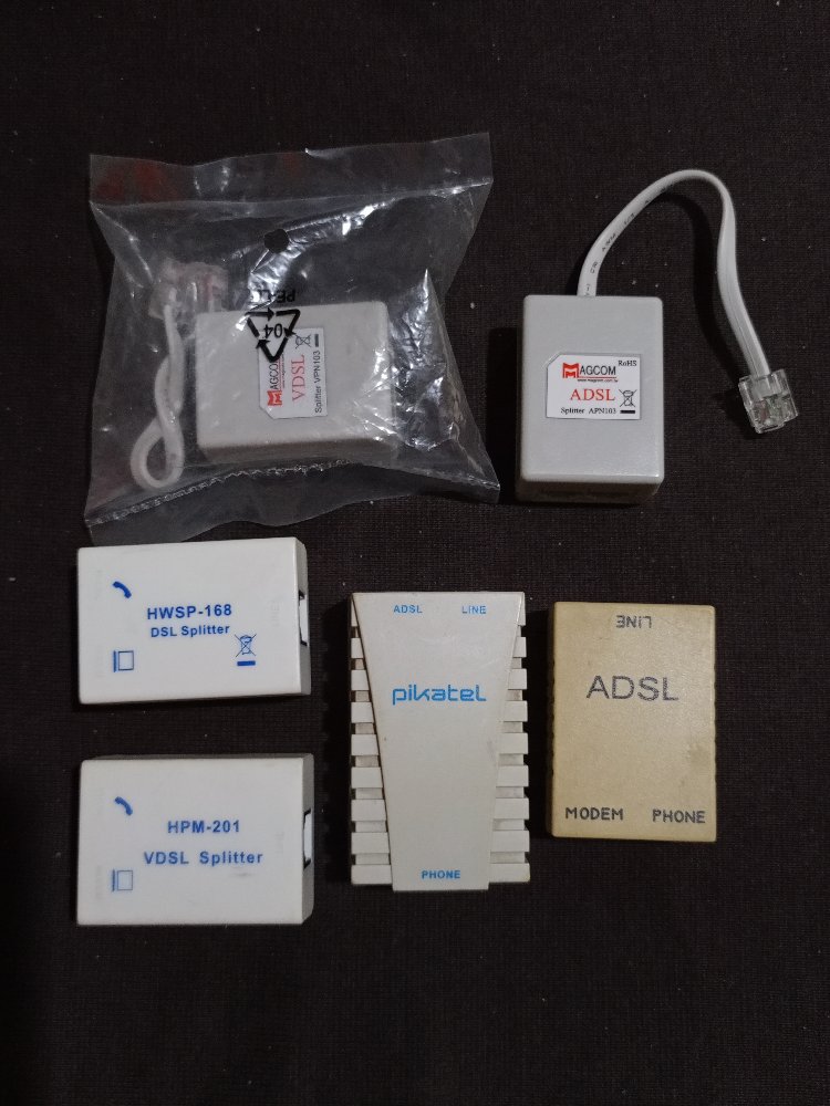 6 Adet ADSL/VDSL Splitter Seti