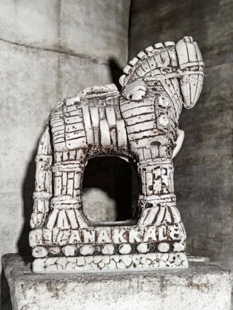 Truva Atı Figürü Biblo
