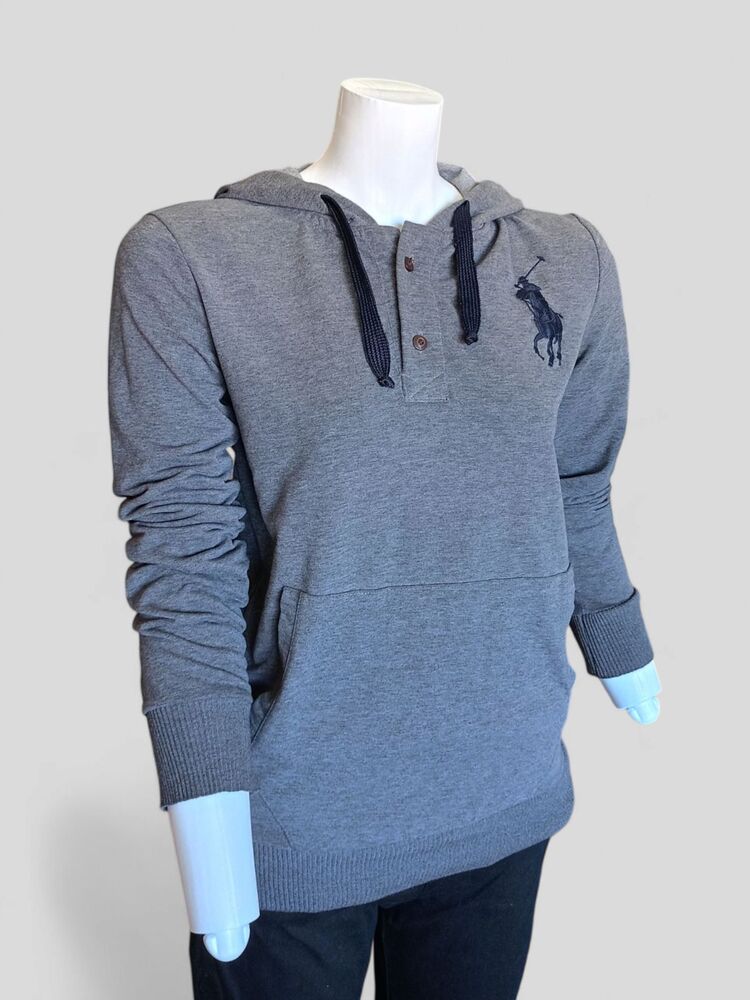Kapüşonlu Polo Sweatshirt