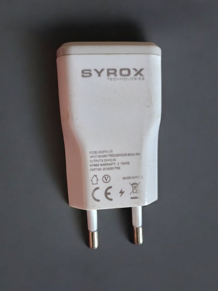 SYROX Telefon Şarj Adaptörü