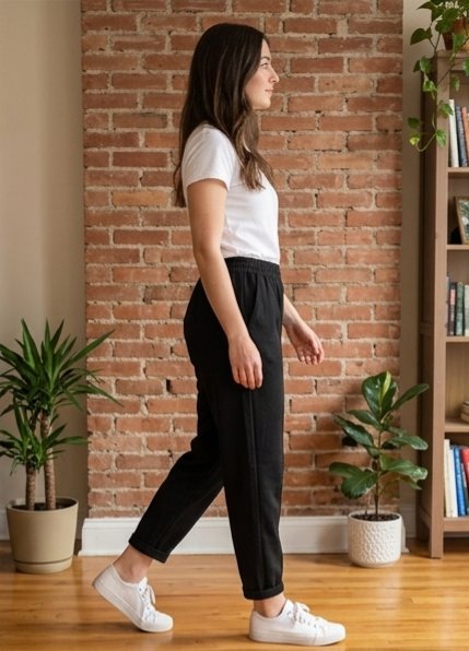 Siyah Eşofman Alt/ Spor Pantolon