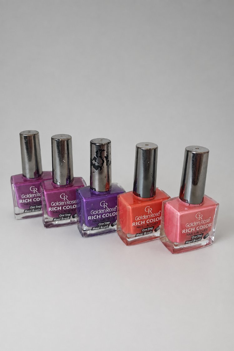 5 Adet Golden Rose Rich Color Oje Seti