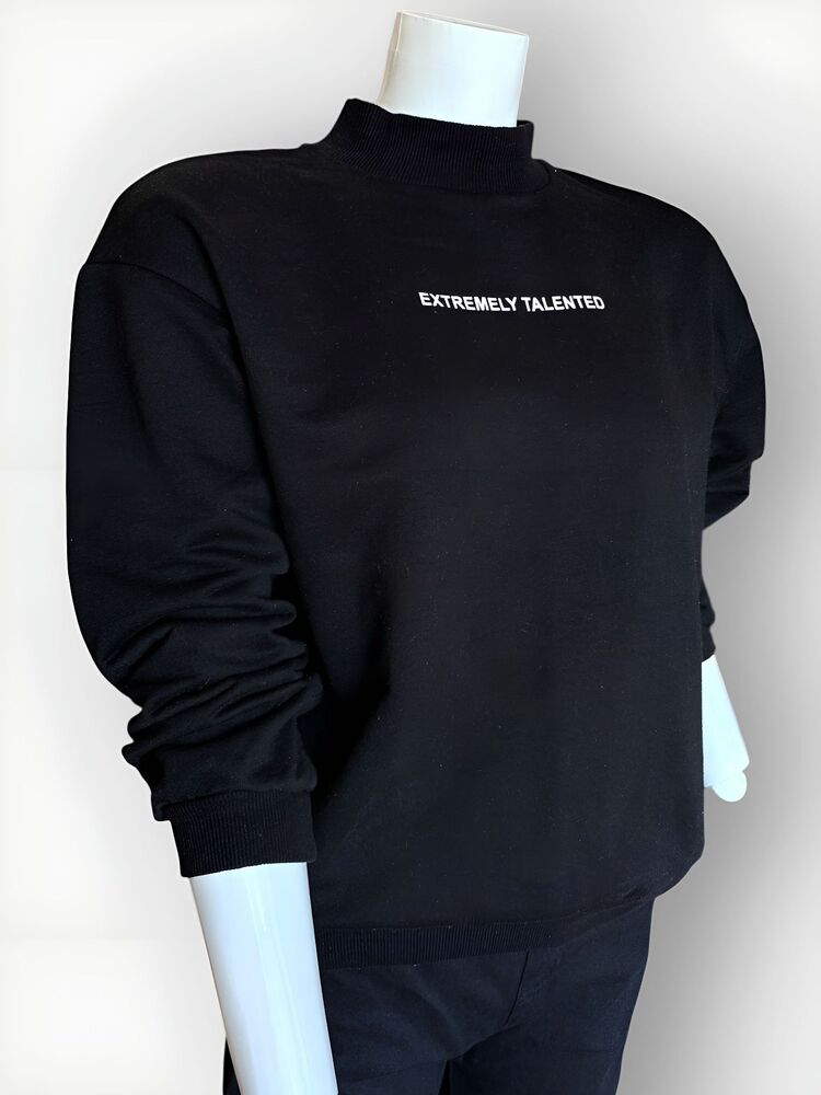 Unisex Baskılı Sweatshirt