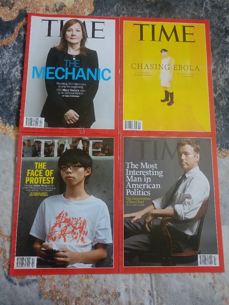 TIME Dergisi Ekim 2014 Tam Ay Seti (4 Sayı)