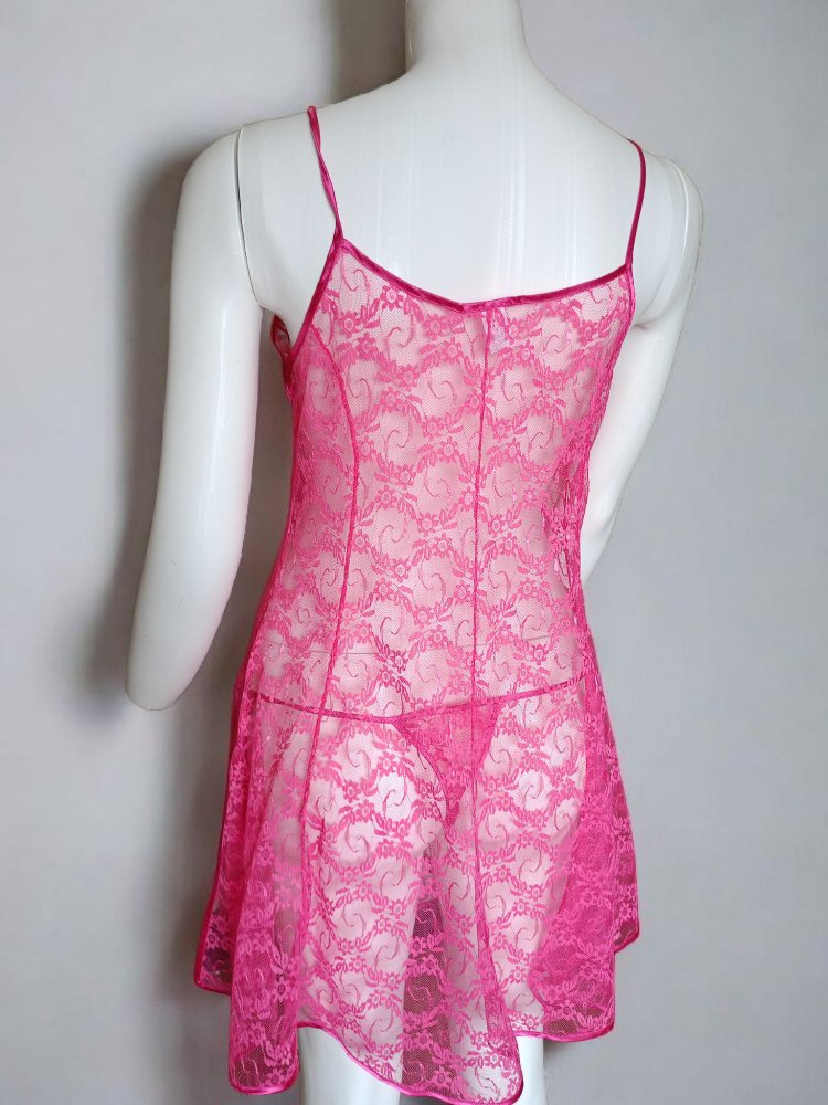 Pembe Fantazi Kombinezon Takım XL
