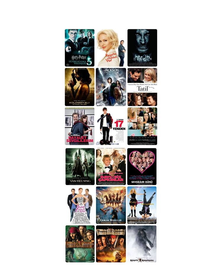 20 Adet Vcd Film