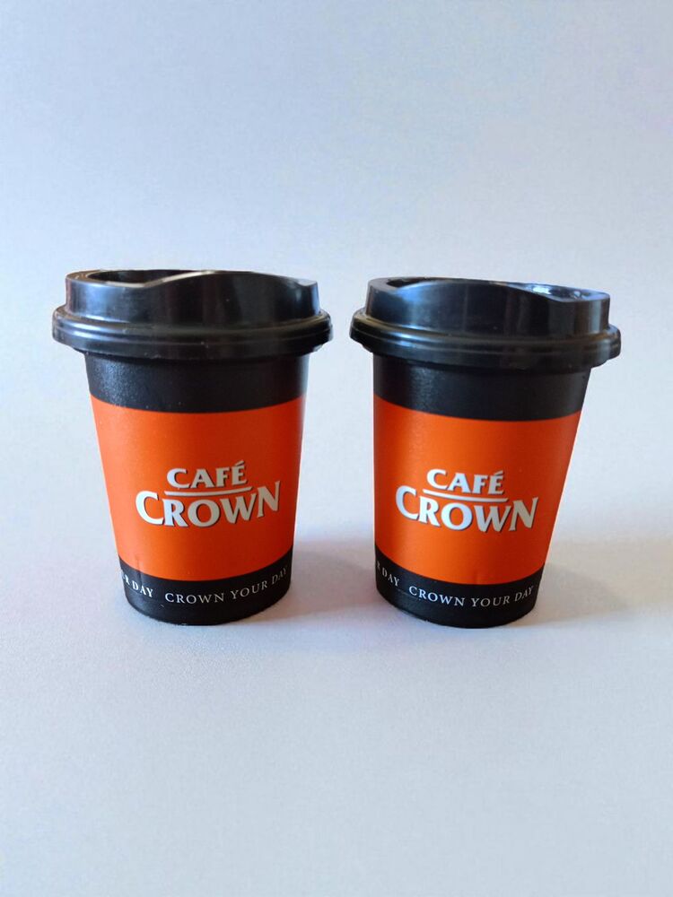 Cafe Crown Kapaklı Kahve Bardağı