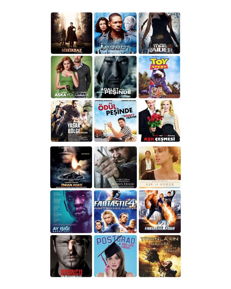 20 Adet Vcd Film