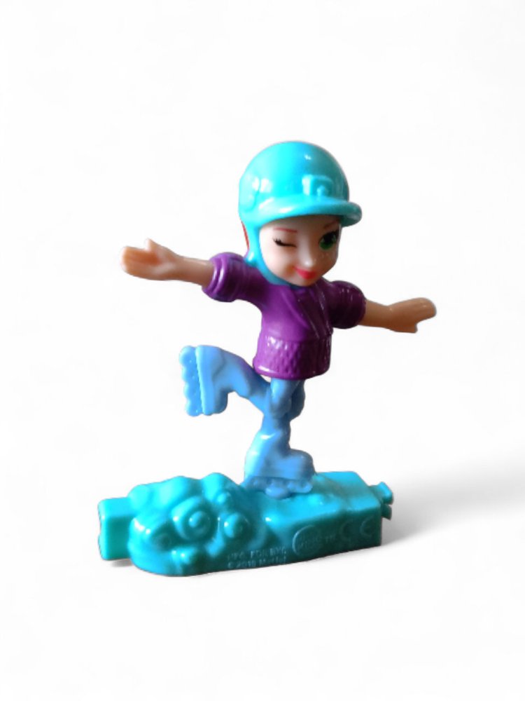 Polly Pocket Scooterlu Kız Figürü